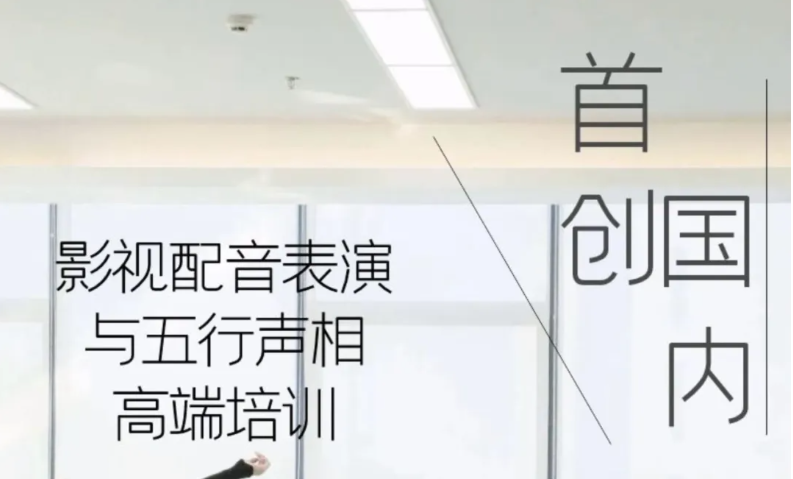 环响文化 国内首创影视配音 & 五行声相高端训练营